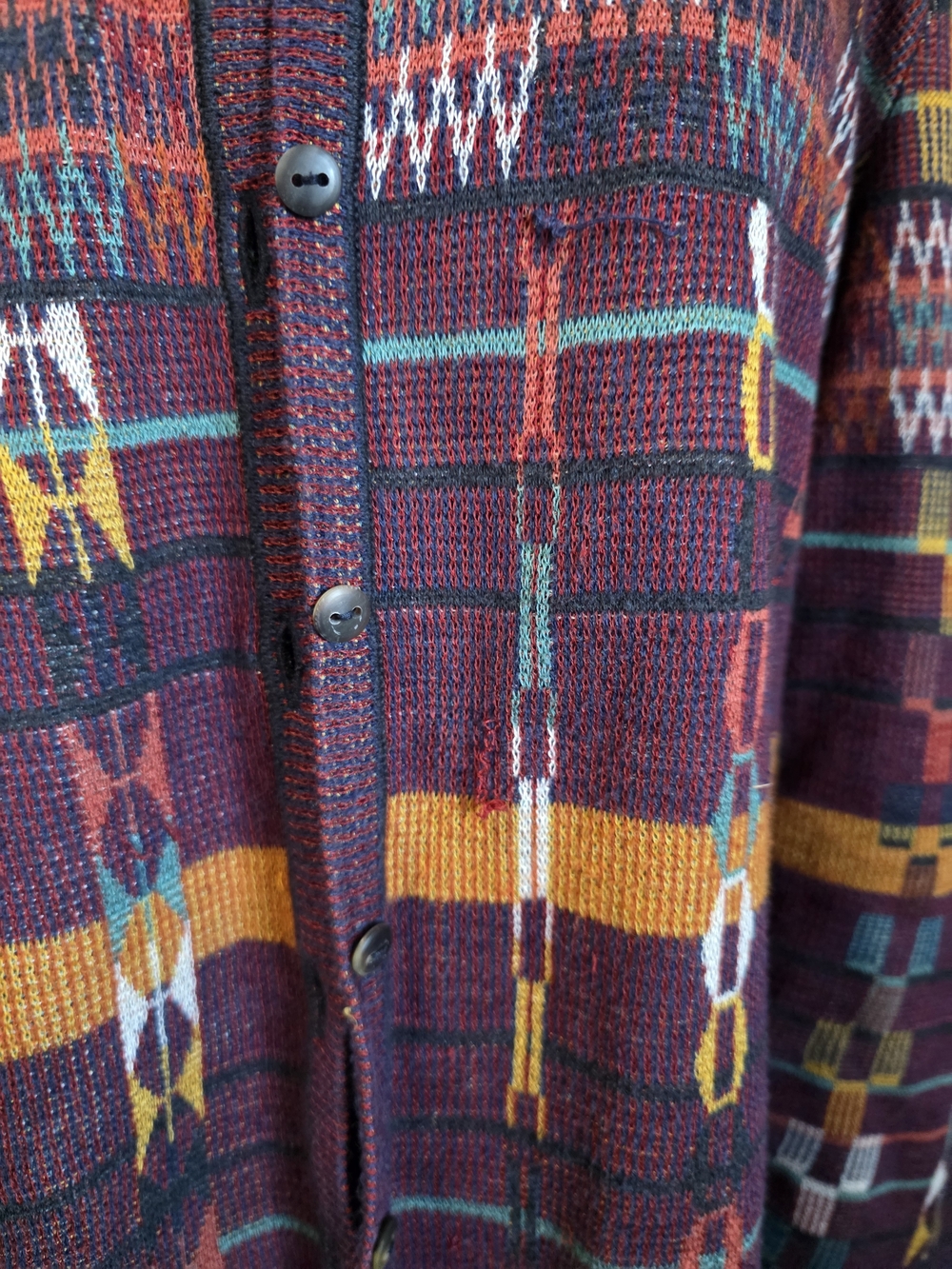 Peruvian Connection Patterned Knit Cardigan - Picture 3 of 6